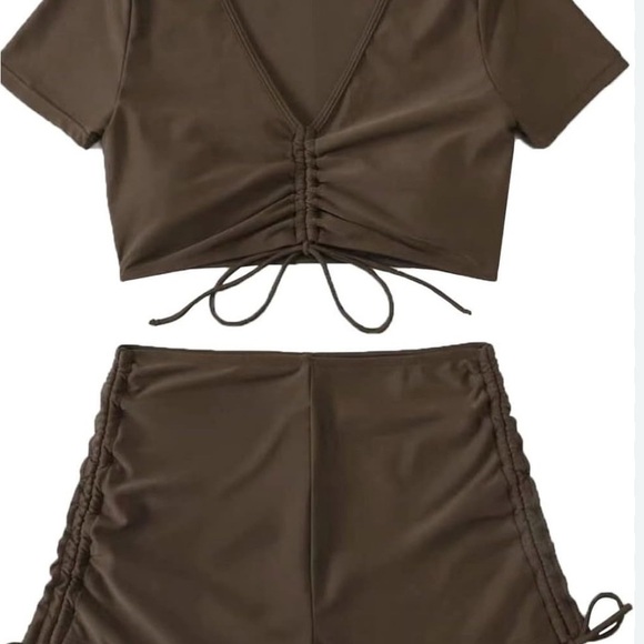 Brown Bikini Set - Picture 2 of 5